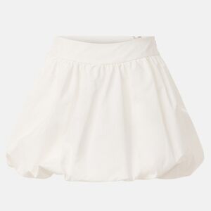 DUNST White Balloon Mini Skirt In White Size M